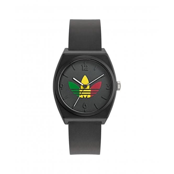 ADIDAS AOST24071 Watch - Project Two GRFX Black with 1 Year Warranty for Durability and Style in Genuine Quality