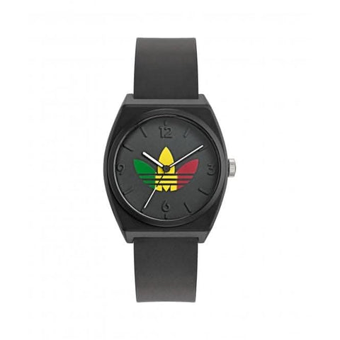 ADIDAS AOST24071 Watch - Project Two GRFX Black with 1 Year Warranty for Durability and Style in Genuine Quality