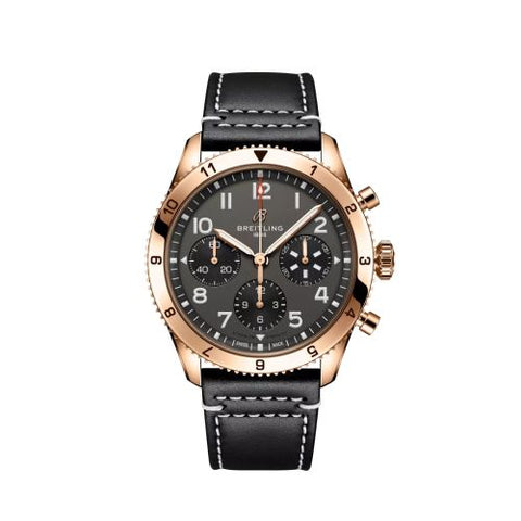 Breitling R233801A1B1X1 Breitling Classic AVI Chronograph P-51 Mustang Black | 2-Year Warranty | Luxury Swiss Watch