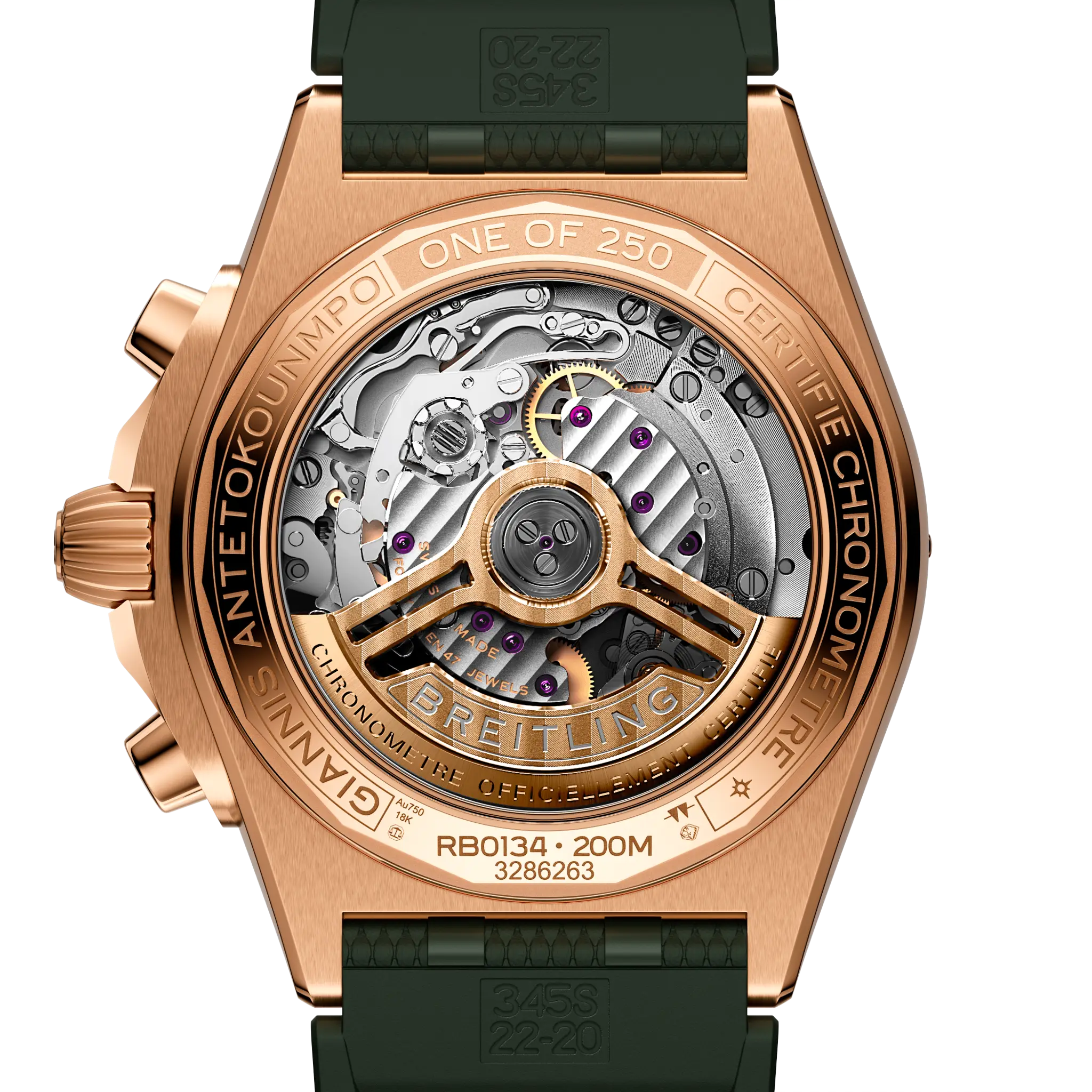 Breitling RB01344A1L1S1 Watch - B01 42 Watch Japan Official (Image 4)