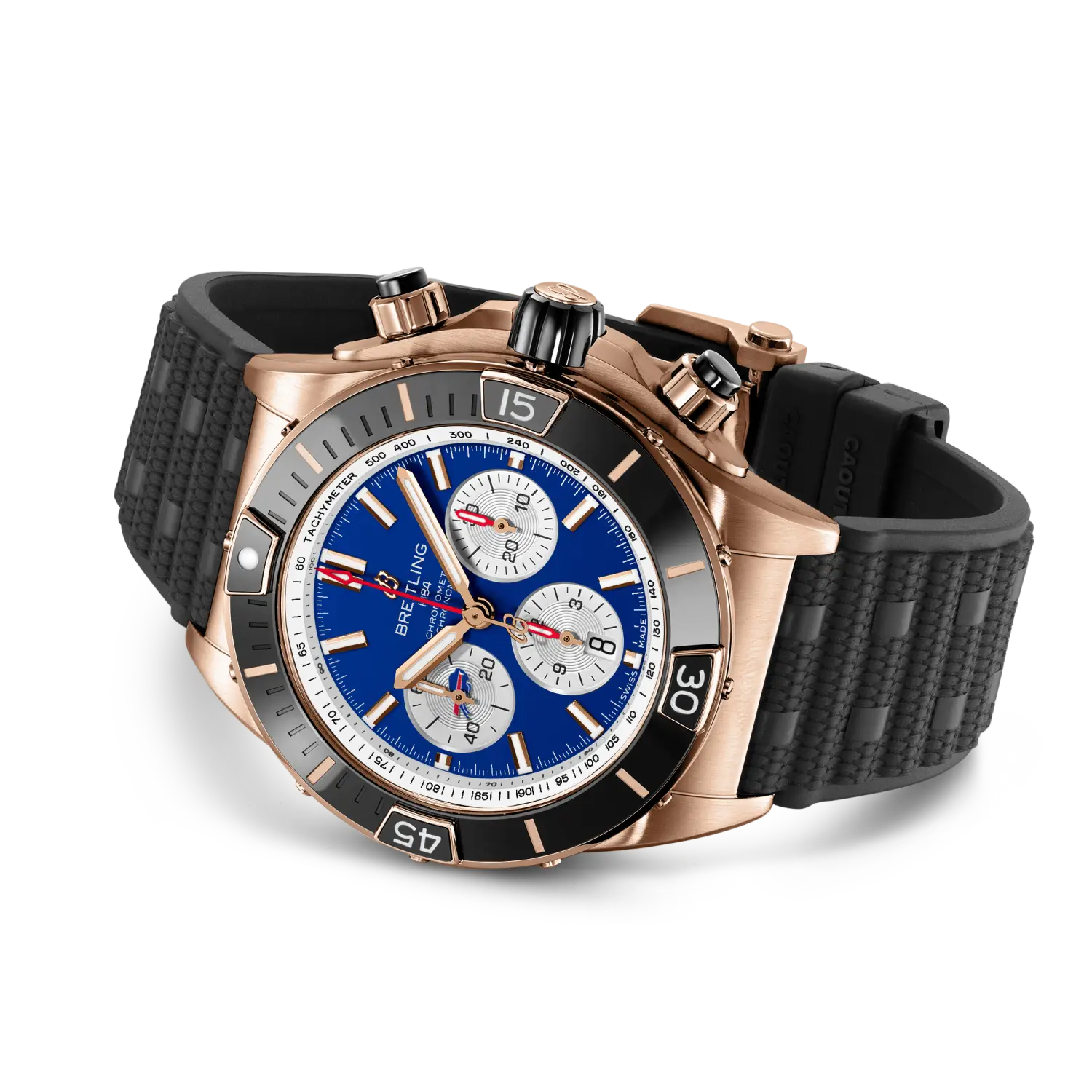 Breitling RB01366A1C3S1 Watch - Super Chronomat B01 44 Buffalo Bills Edition (Image 3)