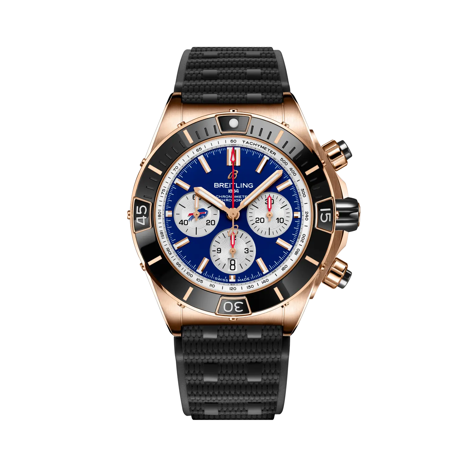 Breitling RB01366A1C3S1 Watch - Super Chronomat B01 44 Buffalo Bills Edition