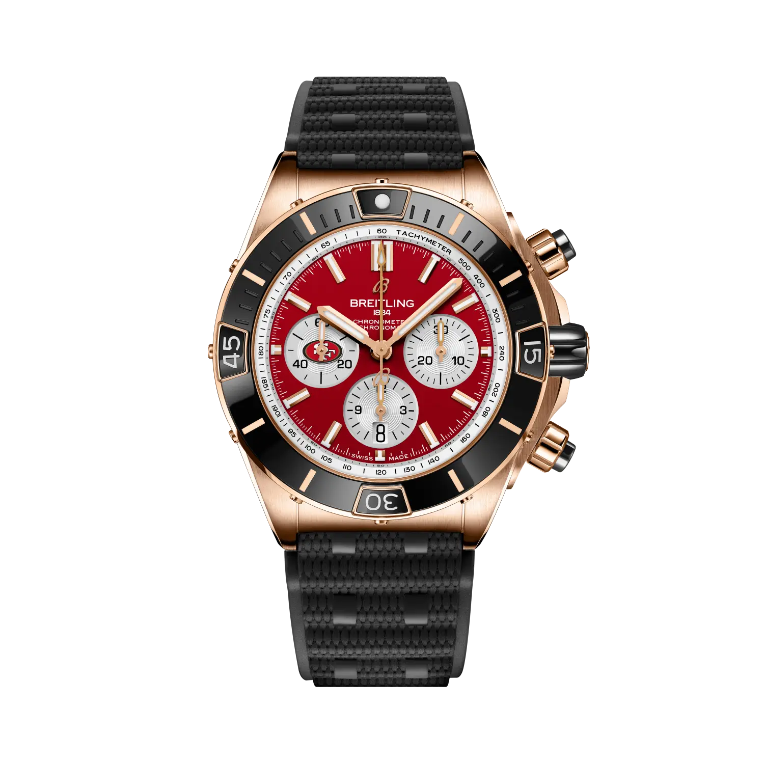 Breitling RB01366A1K1S1 Watch - Super Chronomat B01 Chronograph 44