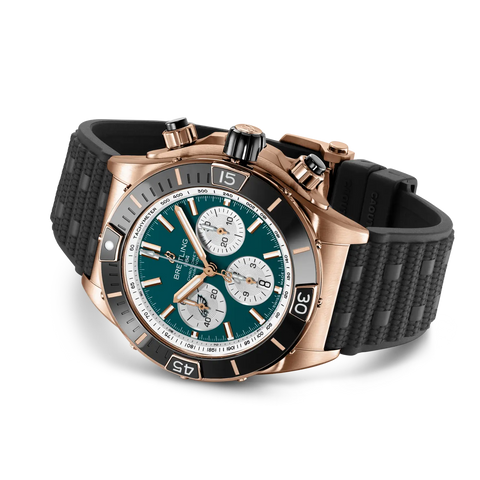 Breitling RB01366A1L3S1 Watch - Super Chronomat B01 Chronograph 44 NFL Philadelphia Eagles (Image 3)