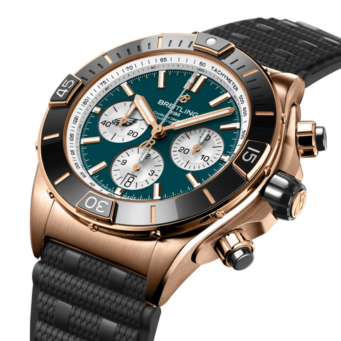 Breitling RB01366A1L3S1 Watch - Super Chronomat B01 Chronograph 44 NFL Philadelphia Eagles (Image 2)