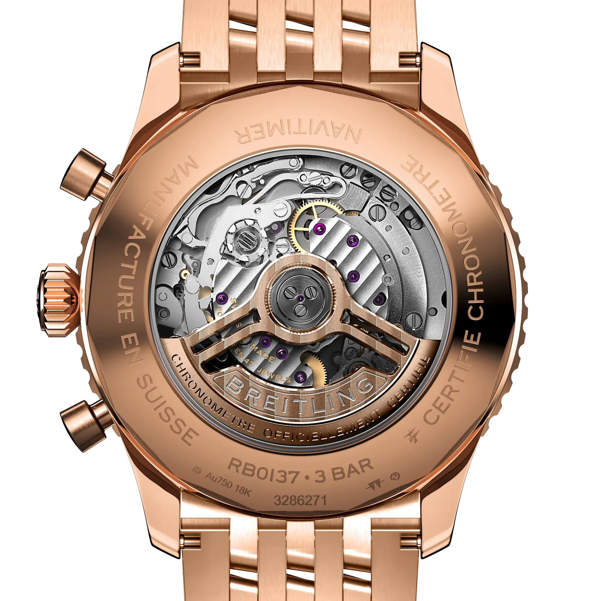 Breitling RB0137241G1R1 Watch - B01 Watch Japan Official (Image 4)