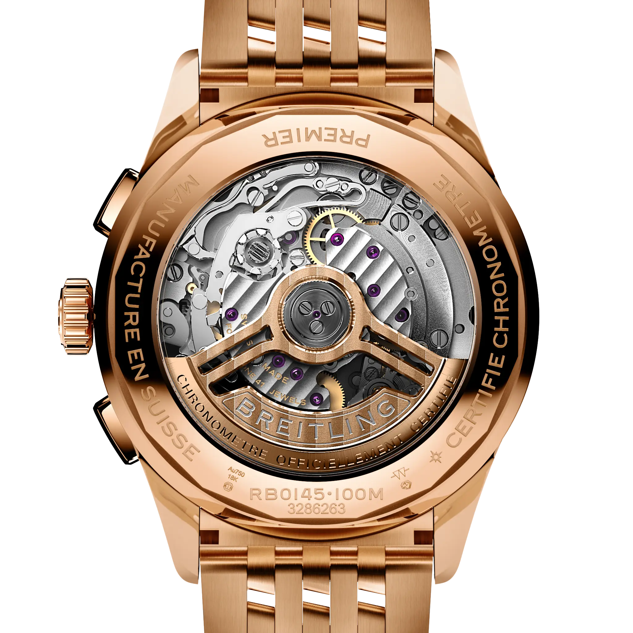 Breitling RB0145371G1R1 Watch - B01 Watch Japan Official (Image 4)