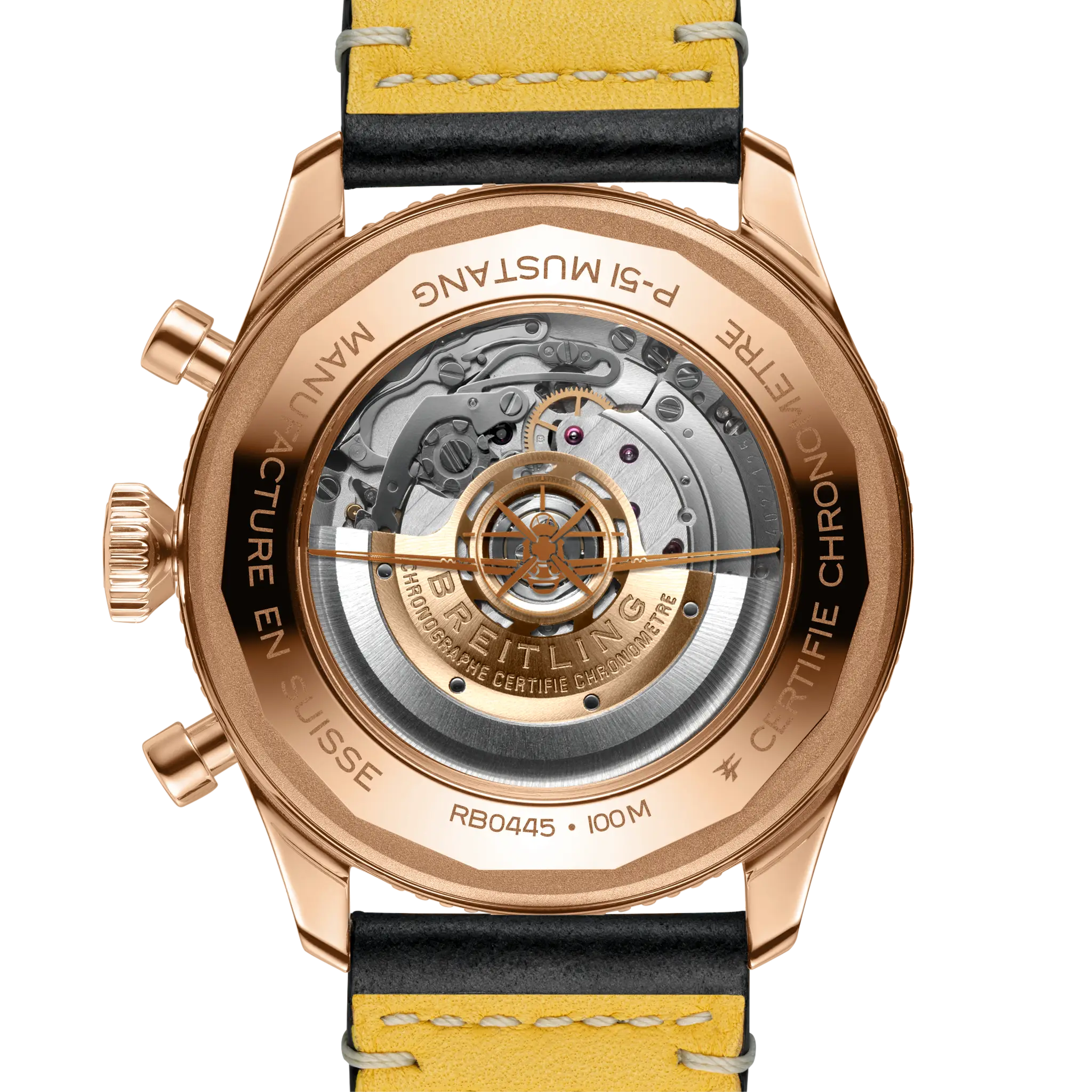 Breitling RB04451A1B1X1 Watch - B04 GMT 46 P-51 Watch Japan Official (Image 4)