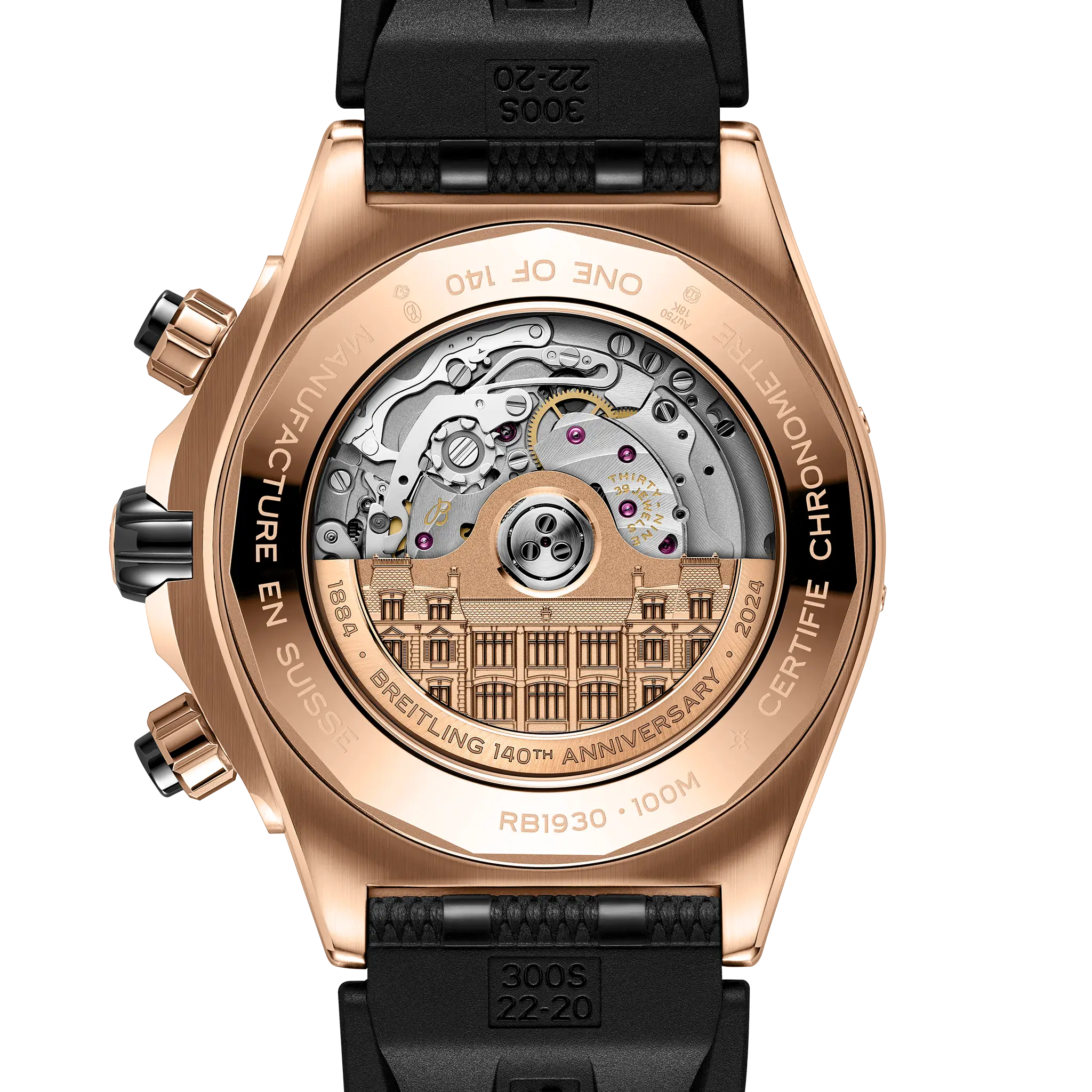 Breitling RB19301A1G1S1 Watch - B19 44 Watch Japan Official (Image 4)