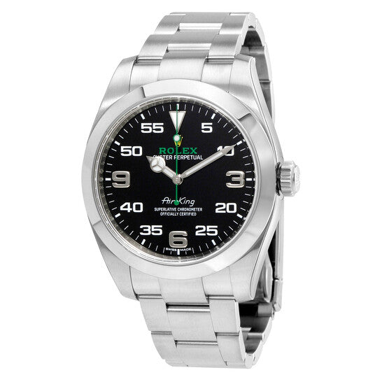 ROLEX 116900 Watch - ROLEX Air King 40mm Black 3-Row - Swiss Luxury Watch [Parallel Import]