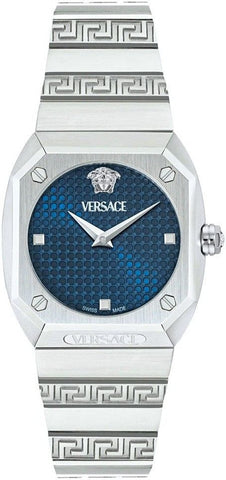 VERSACE VE9E00324 Luxury Stainless Steel Chronograph Water-Resistant Elegant Design Quartz Movement