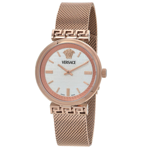 VERSACE VETCA0624 Luxury Swiss Movement Elegant Design Water Resistant Stainless Steel Bracelet