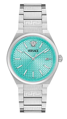 VERSACE VE0F00225 Luxury Swiss Movement Elegant Design Water Resistant Stylish Leather Strap