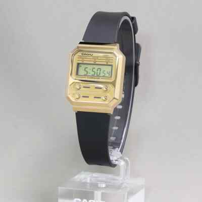 CASIO A100WEFG 9AJF Stylish Resin Band Watch with Digital Display, Water Resistant, and Lightweight Design for Everyday Wear