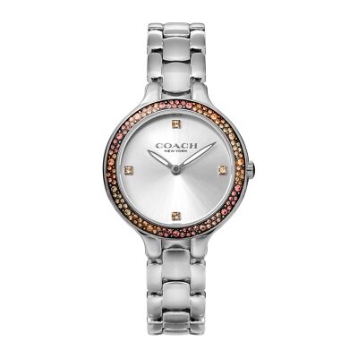 COACH 14504165 Watch - COACH Chelsea [CHELSEA] 2-Year Warranty Silver Handbag [Parallel Import] - Stylish & Durable
