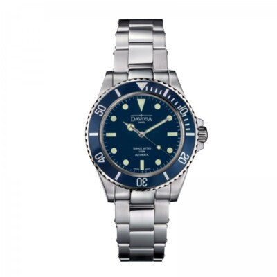 DAVOSA 161.525.40 Watch - Ternos Sixties Aluminum Bezel Automatic Blue [Genuine Product]