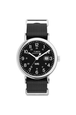 TIMEX TW2W86100 Watch - Timex Weekender 40mm - Stylish Black Watch with 1-Year Warranty | Genuine Product