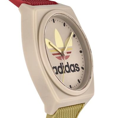 ADIDAS AOST23056 Watch - Project Two GRFX Beige with 1 Year Warranty, Durable Design, Comfortable Fit, Genuine Product
