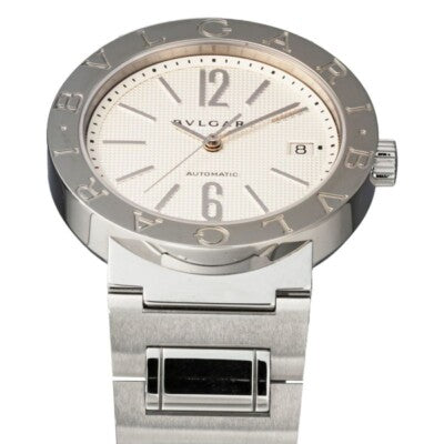 BVLGARI BB38WSSDAUTO Elegant White Watch with 2 Year Warranty, Swiss Automatic Movement, and Timeless Design for Every Occasion