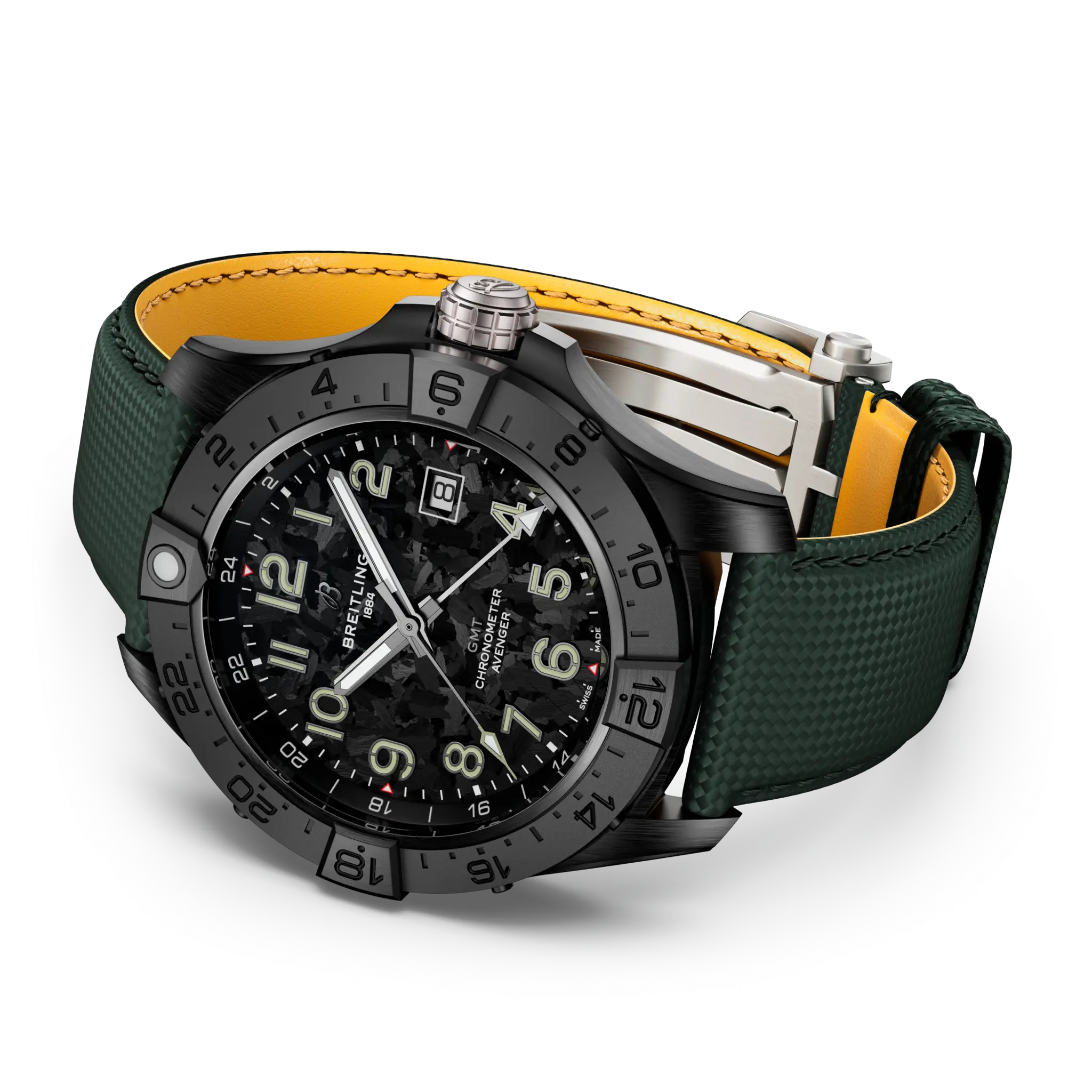 Breitling S32320101B1X1 Watch - Chronometer Swiss Automatic Stainless Steel Blue Dial Pilot's Watch (Image 3)