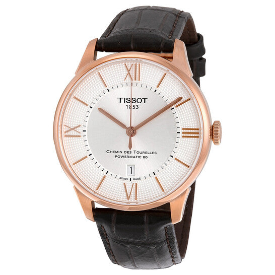 TISSOT T099.407.36.038.00 Watch - Chamin AT SI PG-Calf - Stylish Swiss Watch with Solar Movement