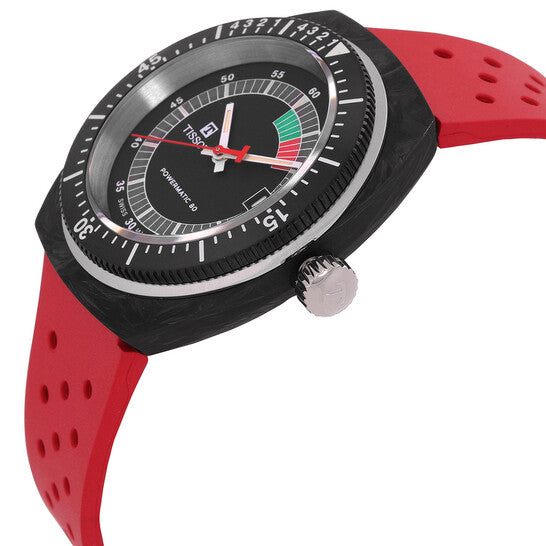 TISSOT T145.407.97.057.02 Watch - T1454079705702 Sidéral Automatic Rubber Belt Red