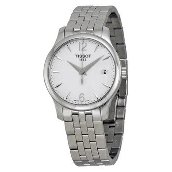 TISSOT T0636171103700 Watch - Tradition Chrono SI SS - Swiss Made Chronograph Watch with Stainless Steel Bracelet