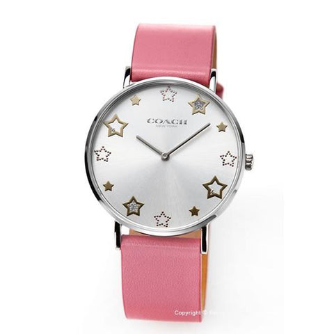 COACH 14503243 Watch - Perry Silver Watch with 2 Year Warranty Stylish Design Water Resistant Durable Construction
