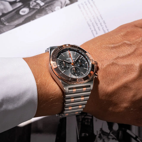 TAG Heuer UB0134101B1U1 Elegant Swiss Automatic Chronograph 43mm Sapphire Crystal Water Resistant