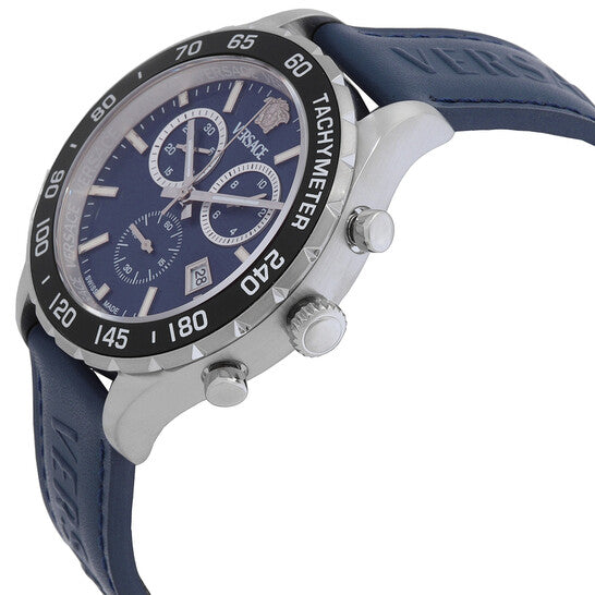VERSACE VEPCA0124 Watch - HELLENYIUM 2 Year Warranty Stylish Blue Watch with Precision Movement and Water Resistance