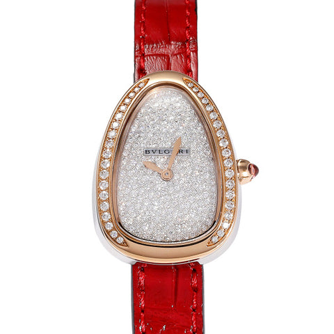 BVLGARI SPP32D2SPGDLGC Watch - Serpenti 2-Year Warranty White SPP32D2SPGDL/GC - Luxury Perfume for Men, Parallel Import