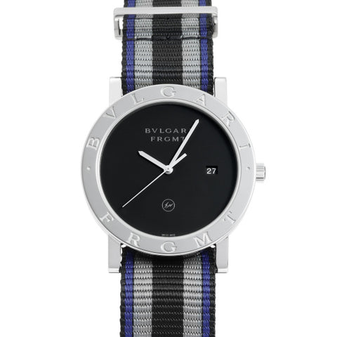 BVLGARI BB41BSFFRGMNT Elegant Black Watch with 2 Year Warranty, Swiss Quartz Movement, and Timeless Design for Every Occasion