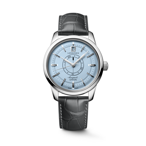 LONGINES Conquest Heritage L1.648.4.92.2 Automatic 38mm Power Reserve Watch for Men/Unisex