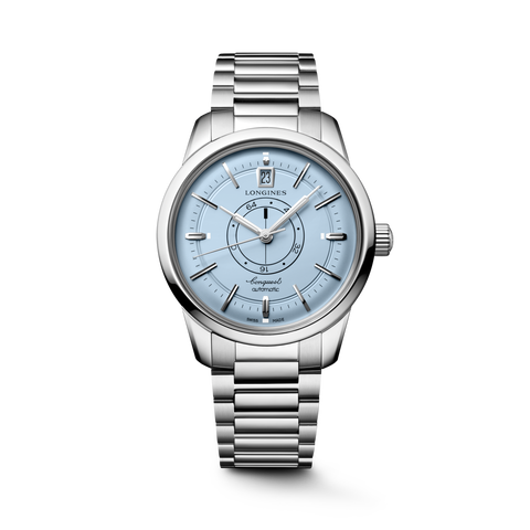 LONGINES Conquest Heritage L1.648.4.92.6 Automatic 38mm Central Power Reserve Watch