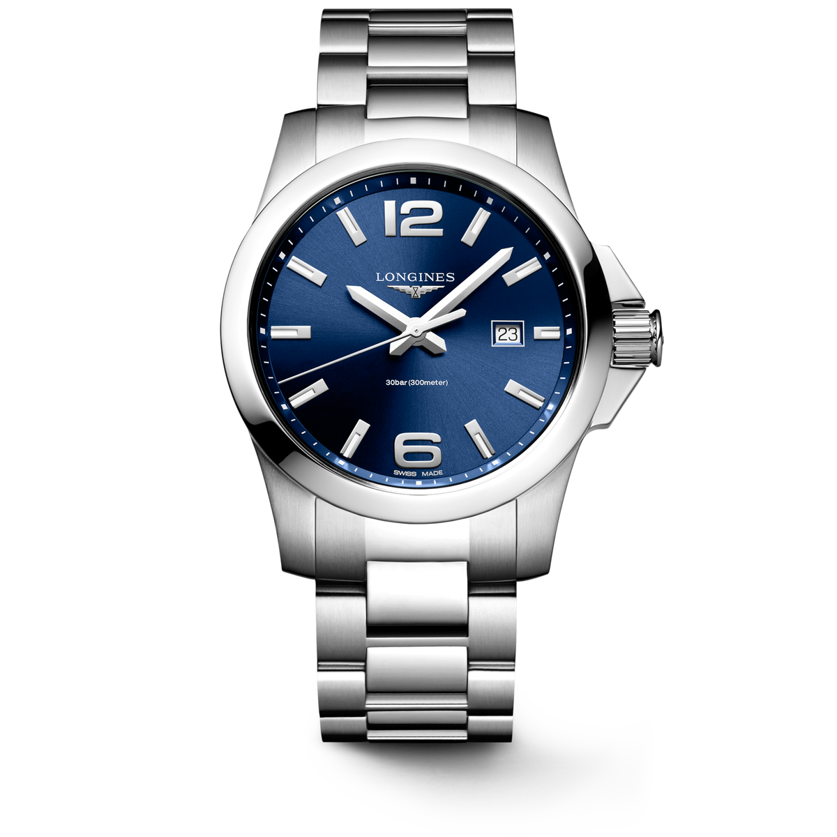 LONGINES Conquest L3.860.4.52.6 Quartz 41mm Men Unisex Watch