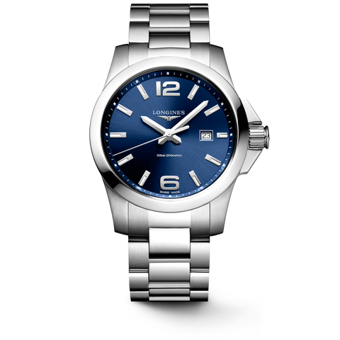 LONGINES Conquest L3.860.4.09.6 Quartz 41mm Men Unisex Watch