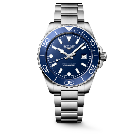 LONGINES HydroConquest L3.769.4.96.6 Quartz 42mm Men Unisex Watch