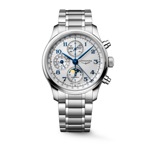 LONGINES MASTER COLLECTION L2.962.4.73.6 Automatic Chrono Moonphase 41mm Men’s Watch