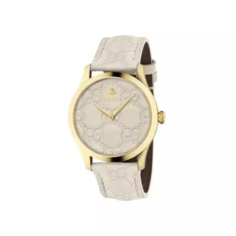 GUCCI YA1264033A GUCCI G-Timeless 2-Year Warranty White Watch [Parallel Import] - Elegant Timepiece for Any Occasion