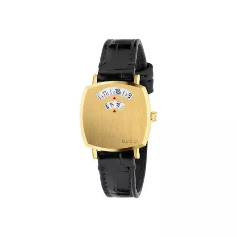 GUCCI YA157506 GUCCI Grip 2-Year Warranty Gold - Premium Quality Parallel Import Watch