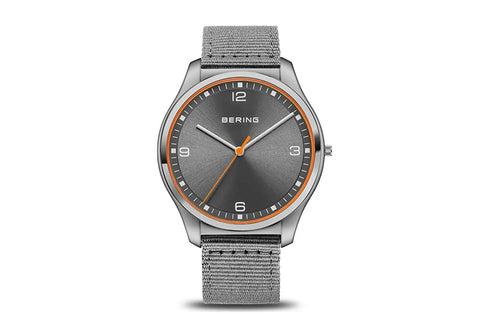 CLASSIC COLLECTION NATO Belt Gray by BERING - Model 18342-577 - Stylish and Durable Accessory