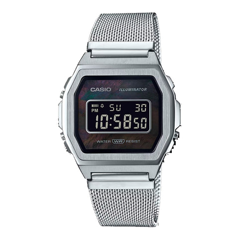 CASIO A1000M-1BJF A1000M-1B stainless Waterproofing for daily use watch 2023.01released - IPPO JAPAN WATCH 