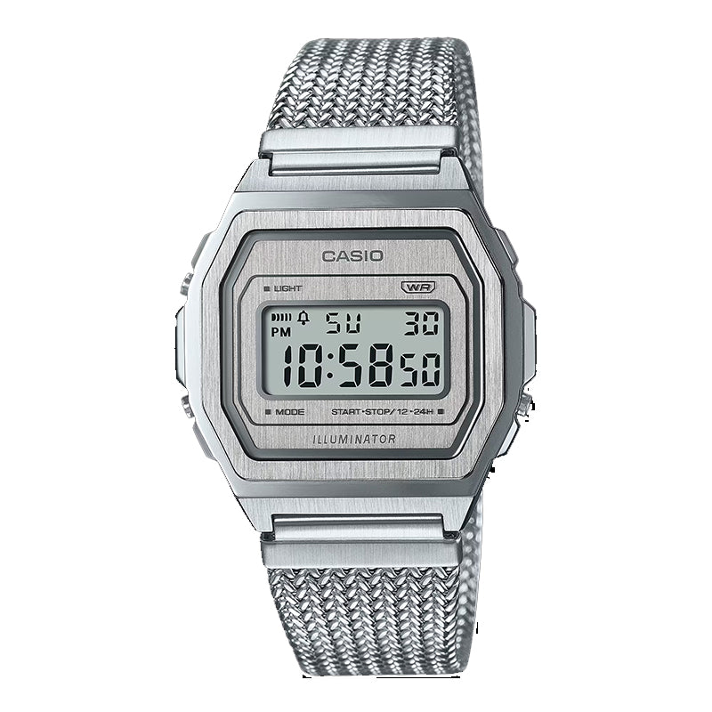 CASIO A1000MA-7JF A1000MA-7 stainless Waterproofing for daily use watch 2023.01released - IPPO JAPAN WATCH 