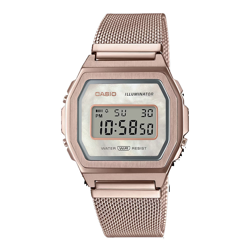 CASIO A1000MCG-9JF A1000MCG-9 stainless Waterproofing for daily use watch 2023.01released - IPPO JAPAN WATCH 