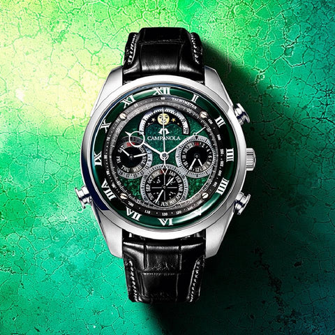 CITIZEN Campanora AH4080-10W with beautiful green lacquer dial watch - IPPO JAPAN WATCH 