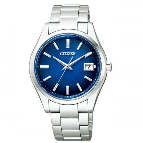 CITIZEN WATCH The CITIZEN AQ4000-51L Eco Drive Blue Dial Date Stainless Men's - IPPO JAPAN WATCH 