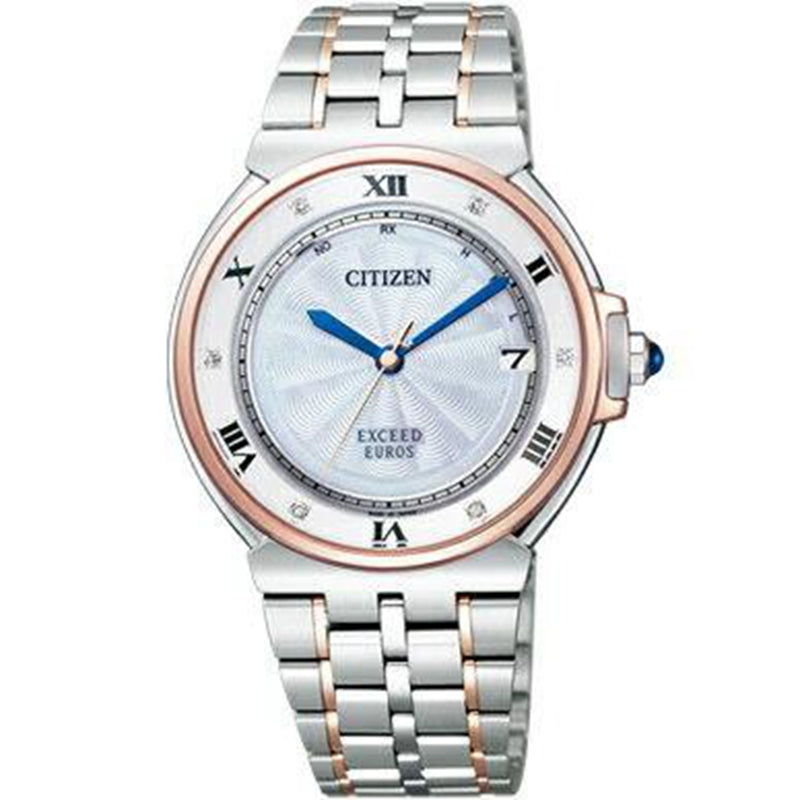 CITIZEN EXCEED watch Euros Diamond Blue Sapphire AS7076-51A - IPPO JAPAN WATCH 