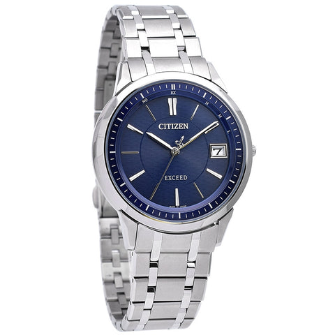 CITIZEN EXCEED AS7150-51L radio wave titanium men's watch from JAPAN ...
