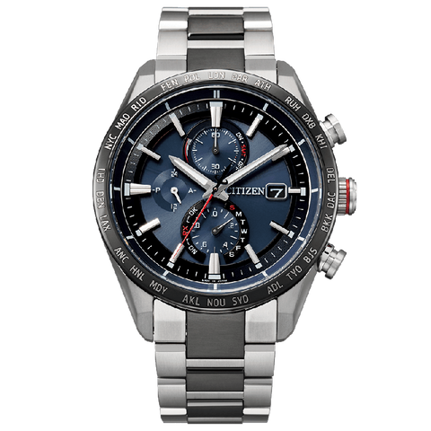CITIZEN AT8186-51L ATTESA ACT Line Eco-Drive Radio-Contro | IPPO CITIZEN AT8186-51L ATTESA ACT Line Eco-Drive Radio-Contro | IPPO