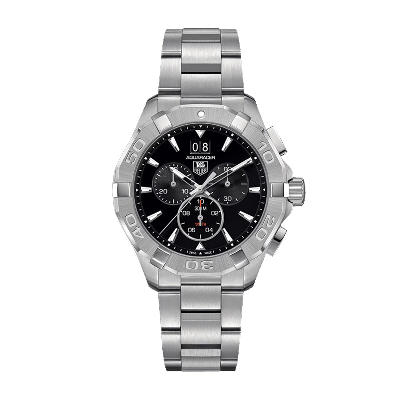 TAG HEUER AQUARACER WATCH Quartz Chronograph - Diameter 43 mm CAY1110.BA0927 - IPPO JAPAN WATCH